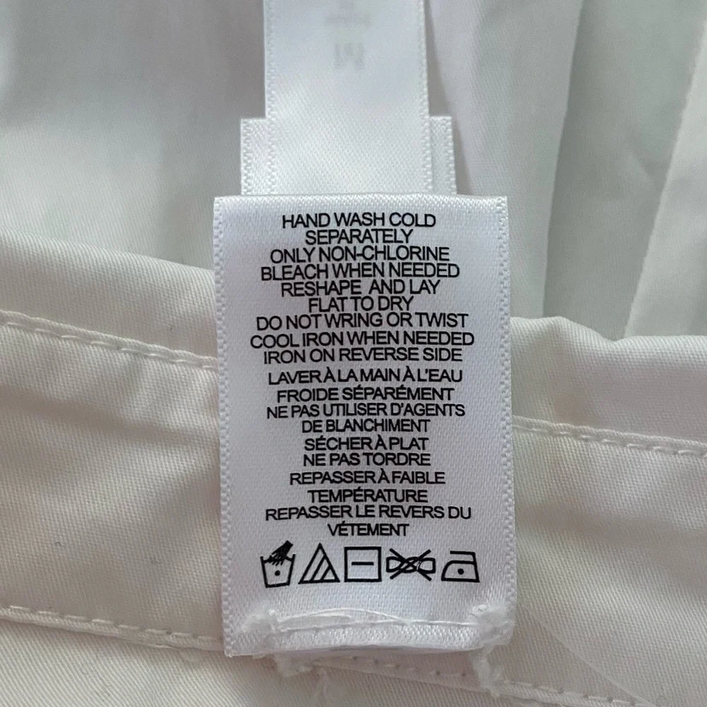 Wynne Collection Medium White High Low Top - Picture 9 of 10